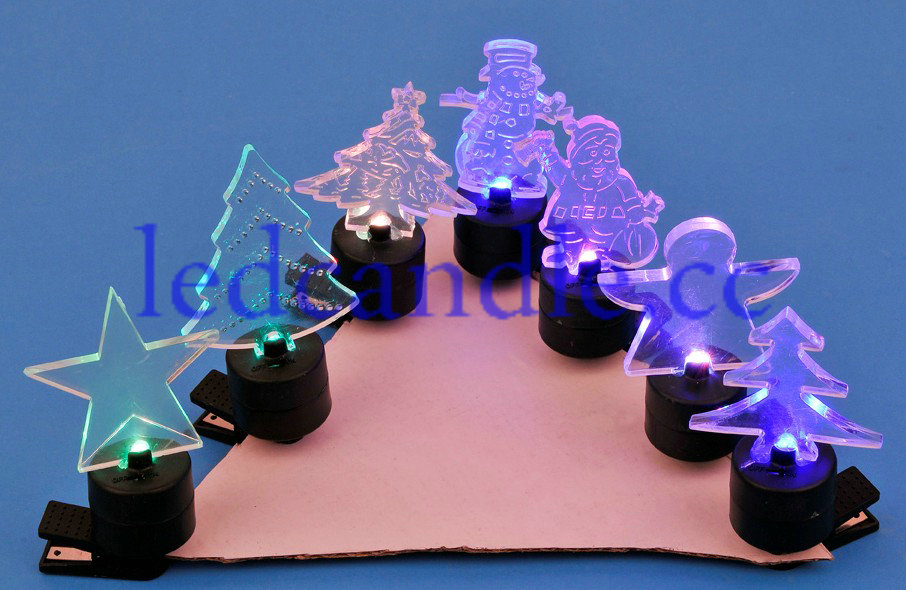 This is LED electronic candle lights, it is very likely to real candle, but it use LED as lights source;

